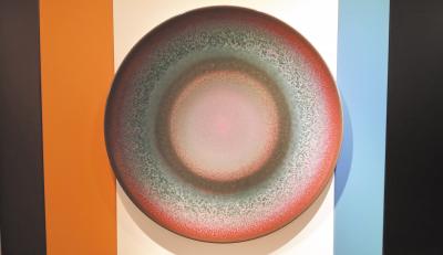 多彩釉瓷圓盤3 (2006)